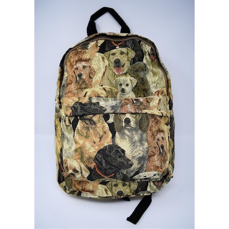 Sinobrite Tapestry Large Backpack - Dog 25482-Dog